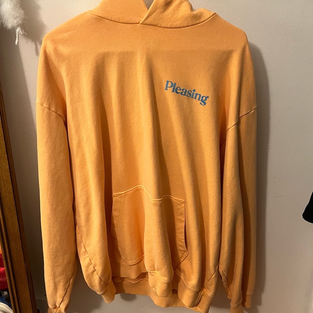 Pleasing Sunset Orange Hoodie || Large